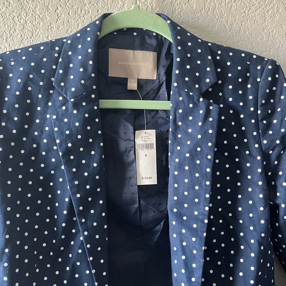 Banana Republic Blazer | Polka dots | NWT - Picture 3 of 5